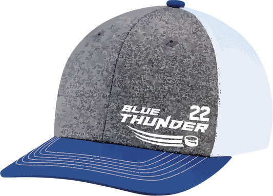 Personalized Blue Thunder Hat
