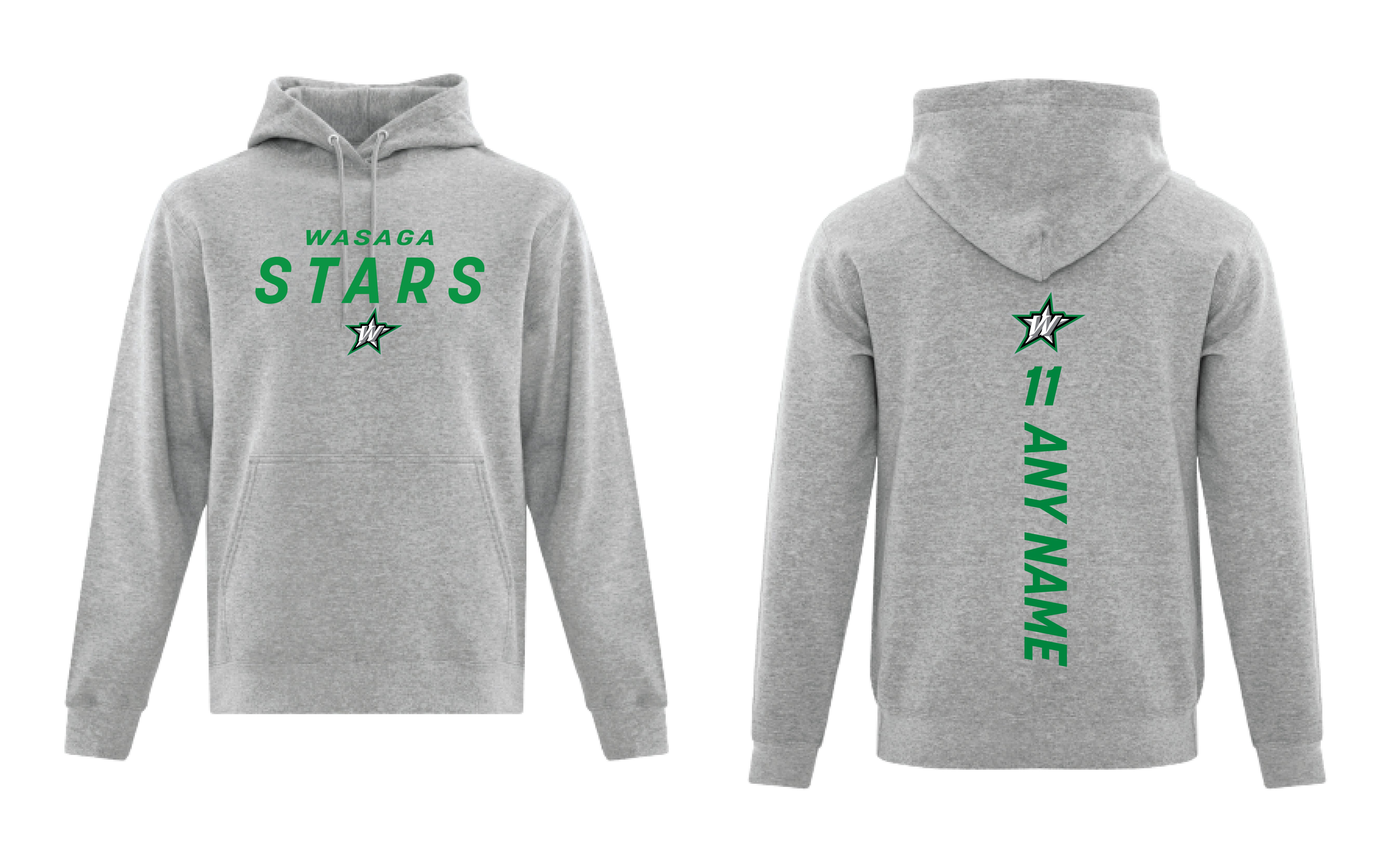 Wasaga Stars Name and Number Hoody – The Uniform Factory