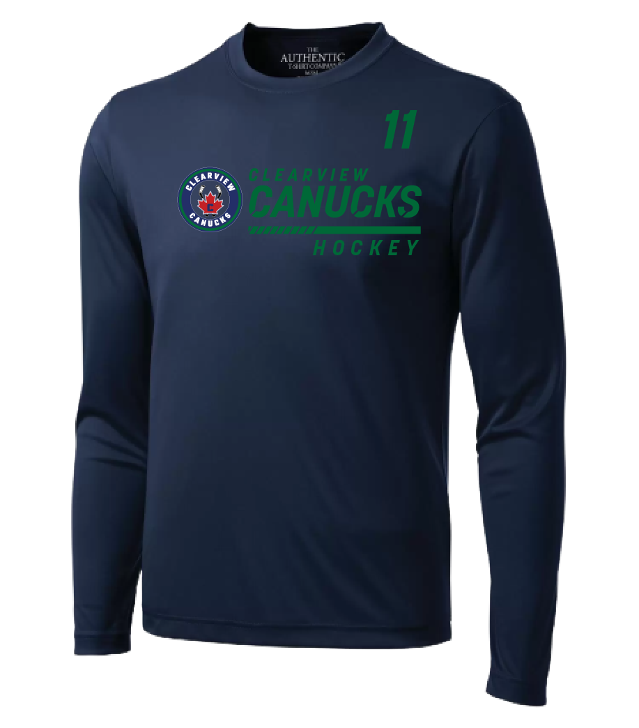 Clearview Canucks Performance Longsleeve